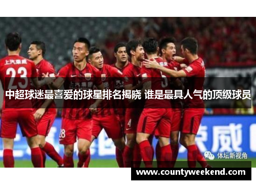 中超球迷最喜爱的球星排名揭晓 谁是最具人气的顶级球员
